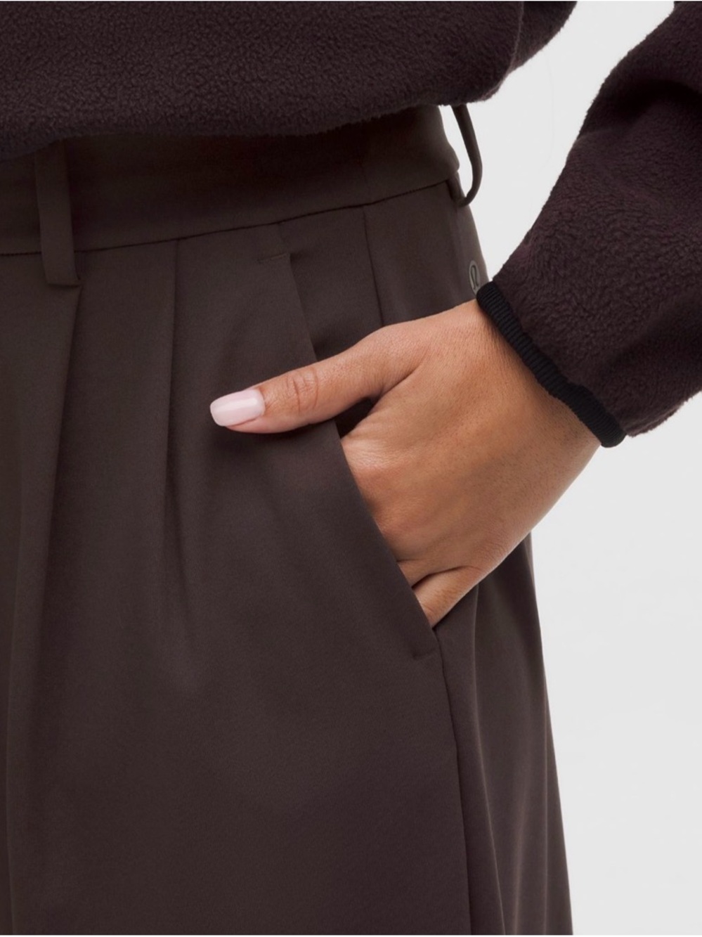 Lululemon Daydrift High-Rise Wide-Leg Trouser Regular Sz Medium Sequoia NWT - Picture 4 of 9